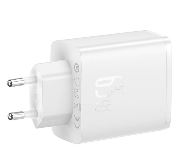 Baseus OS-Cube Pro Fast Charger 2C+U 65W EU White - 1348147 - zdjęcie 2